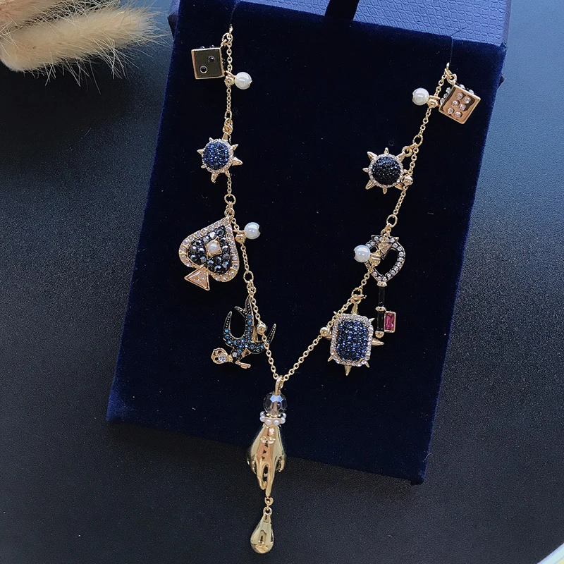 

Swan Series Tarot Magic Jewelry 2023 New Exaggerated Style Exquisite Trendy Necklace Friends Party Jewelry
