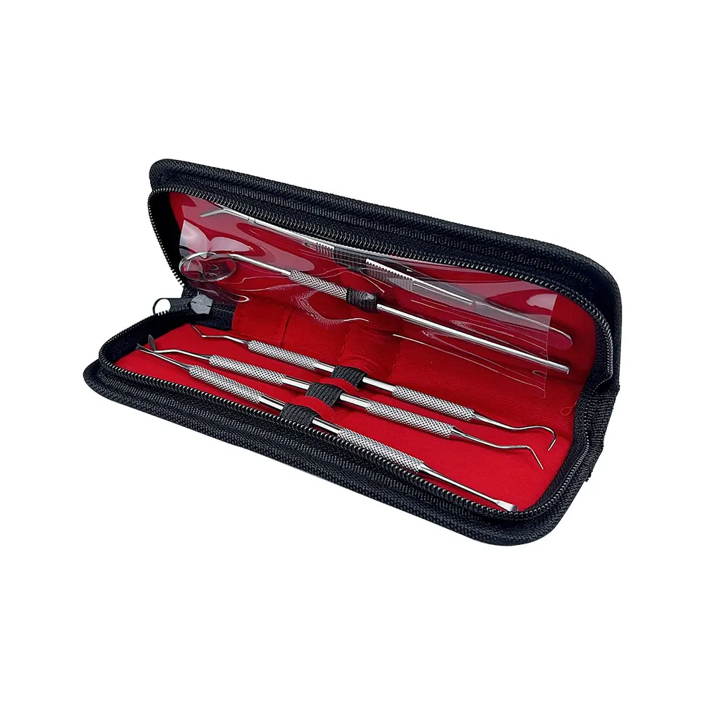 5 шт. набор стоматологических инструментов из нержавеющей стали