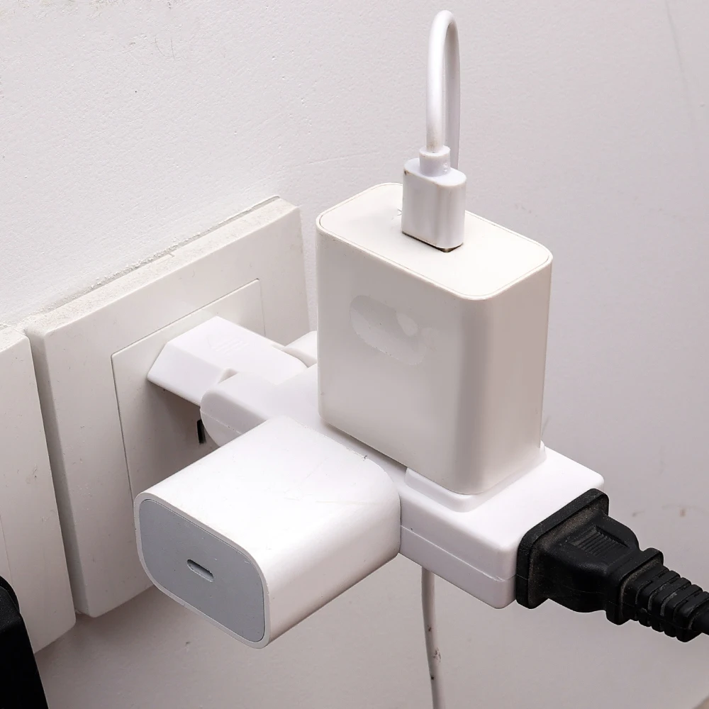 Евророзетка поворотная электрическая розетка настенный адаптер вращение на 180 °