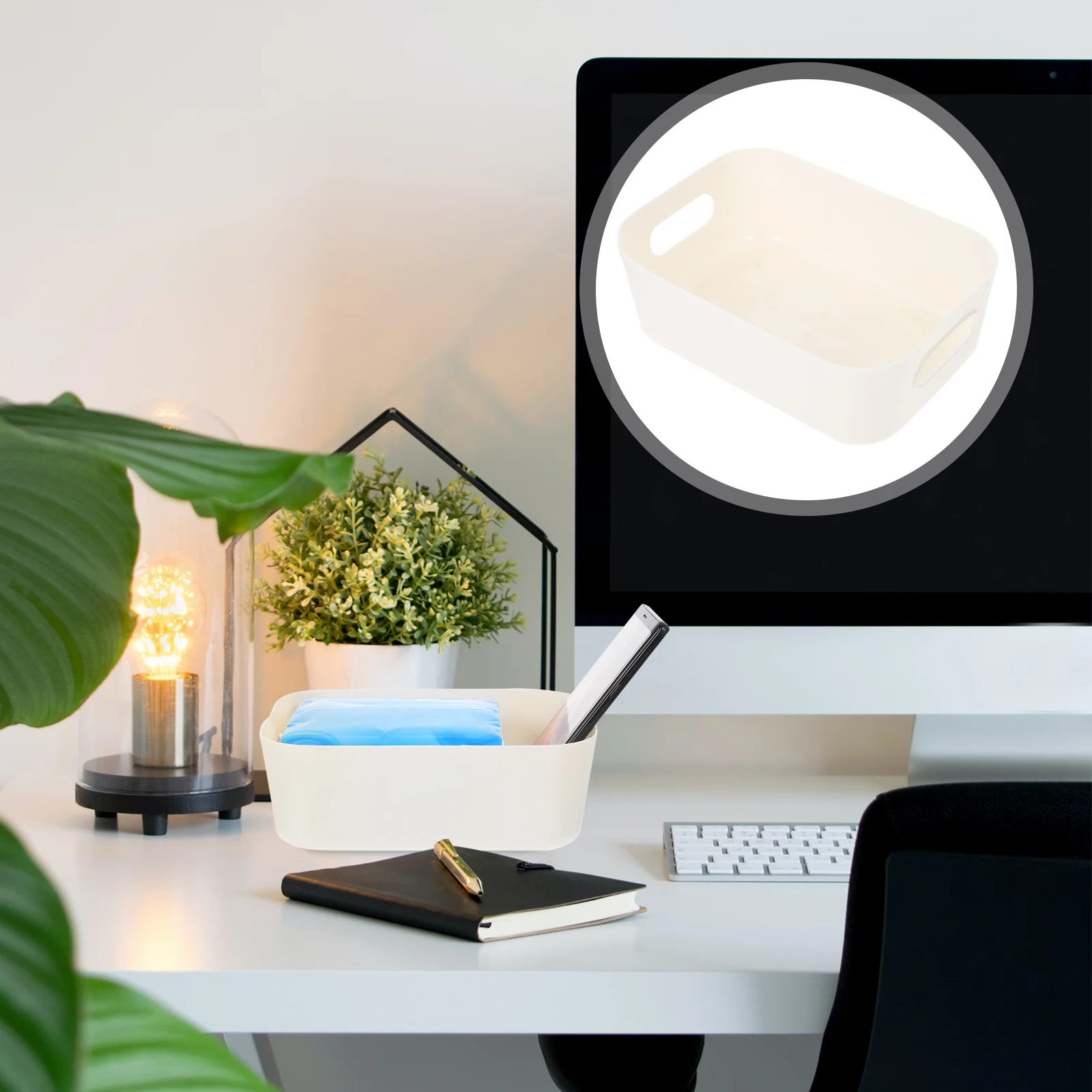 

Storage Basket Bin Organizer: 6pcs Cabinet Shelf Basket Desktop Storage Box Holder Organizing Box for Home Bathroom Kitchen