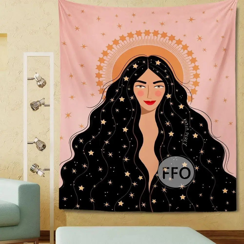 

декор комнаты。декор на стену。макраме.хиппи.декор комнаты эстетика.бохо декор.для дома.гобеFFO индийская Мандала Бохо домашний декор кружев...