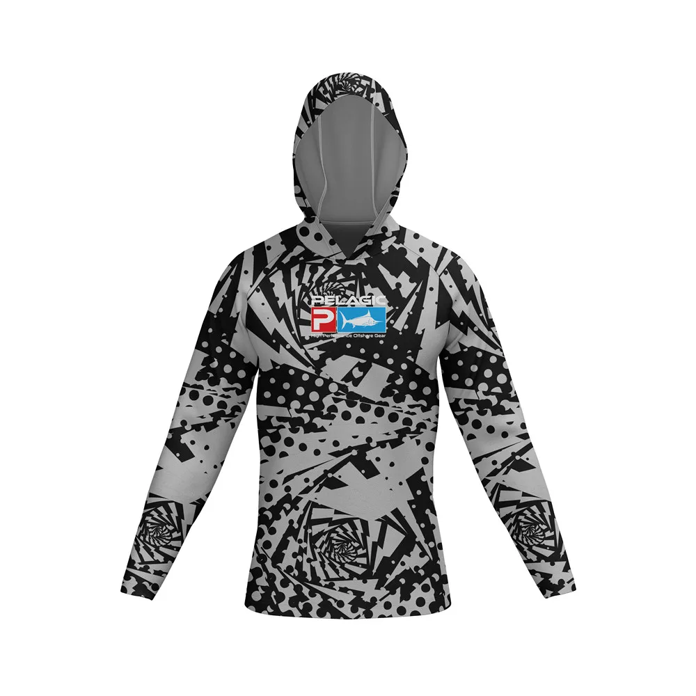 

Pelagic Wear Fishing Apparel Summer Jersey Men Long Sleeve T Shirts Clothing Sun Uv Protection Breathable Hooded Fishing Wear