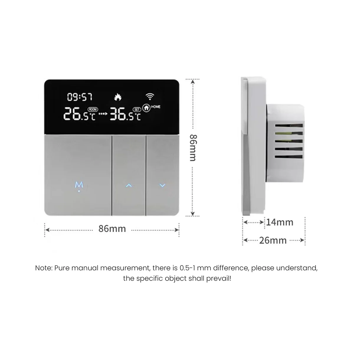 Умный термостат AVATTO Tuya WiFi регулятор температуры 100-240 в дистанционное