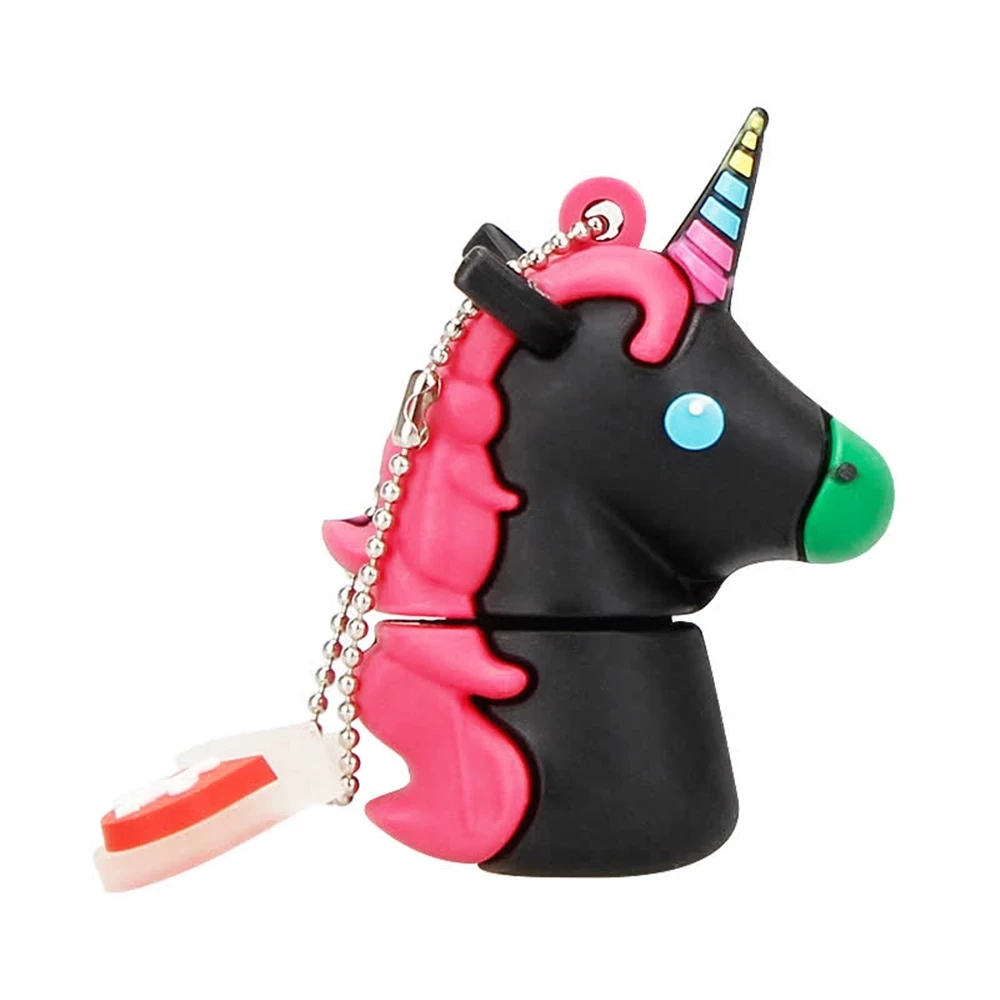 

Hot Sale Cartoon USB Flash Drive 128GB 64GB Pen drive Cute Animal Penguin, fox, bee, unicorn Gifts for Kids Memory Stick Drive