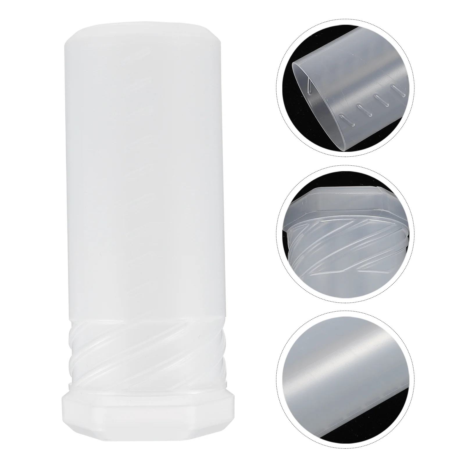 

2 шт. прозрачные пластиковые дорожные бочки для кистей, регулируемые коробки для кистей для бритья