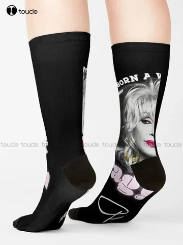 Носки Dolly Parton Drag Queen, молодежные носки высокого качества, милые элегантные милые хлопковые носки с героями мультфильмов Kawaii, подарок на заказ, красочные