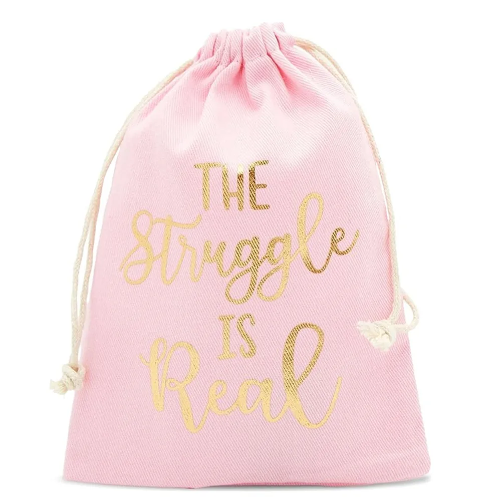 Оригинальные блестящие подарочные сумки для девичника аксессуары детей 12 штук