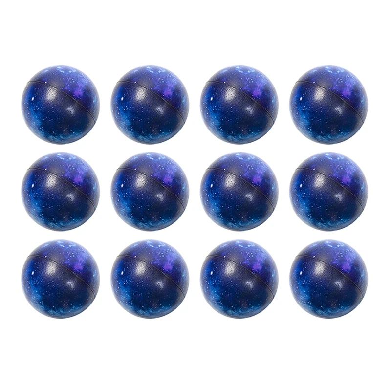 

Мячи для снятия стресса в виде Галактики, мячи для снятия стресса в космическом стиле, 2,5 дюйма, мячи для снятия стресса, мячи для упражнений на палец, 12 шт.