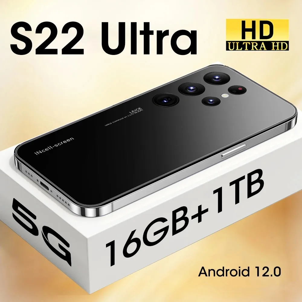 

Смартфон S22, 6,8 дюйма, 16 ГБ, 1 ТБ