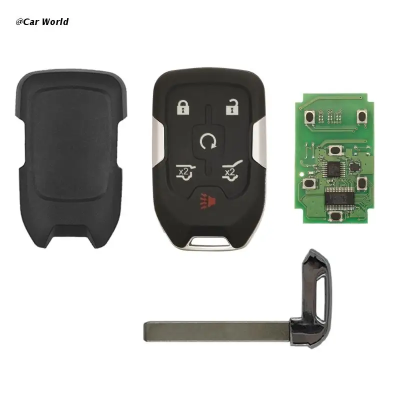 

6XDB Portable Keyless Entry Remote Car for KEY Fob 315mhz/433mhz 6 Buttons HYQ1AA/for
