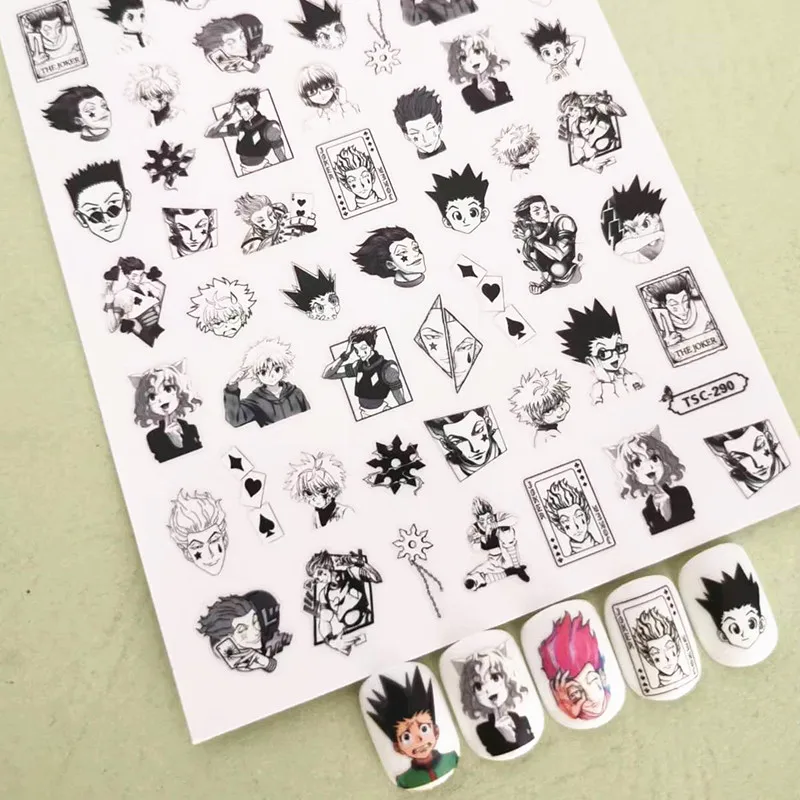 3D наклейка с рисунком в стиле аниме Hunter на заднюю панель украшение своими руками