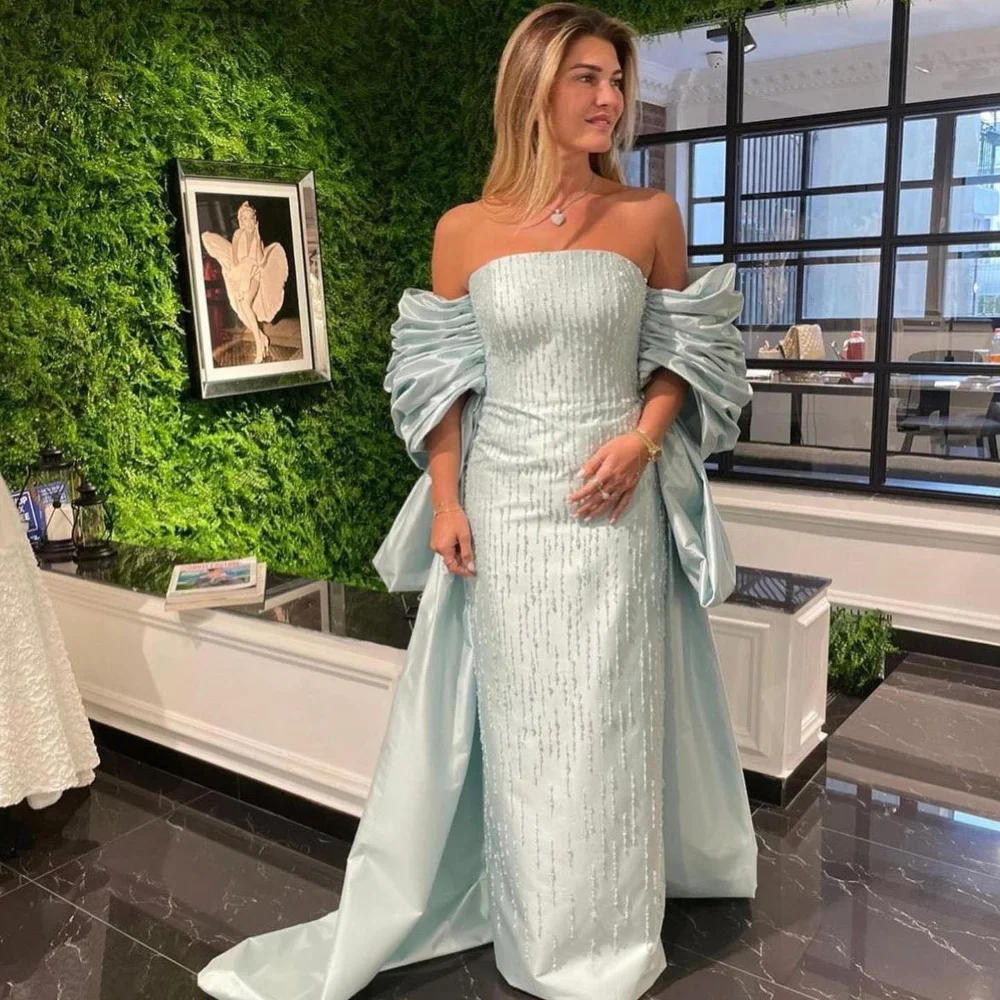 

Serendipity Satin Summer Floor-Length Trumpet Formal Occasion Evening Dress Elegant Pleat Dress for Charming Women 2023