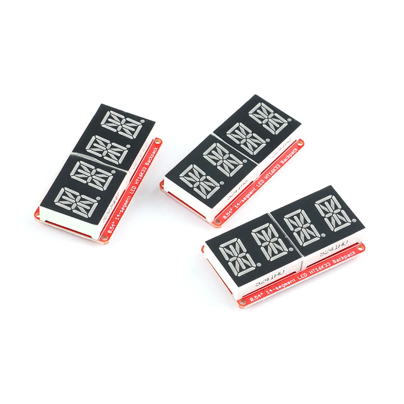 Светодиодный дисплей 0 54 дюйма 4-битный цифровой модуль-трубка HT16K33 I2C IIC