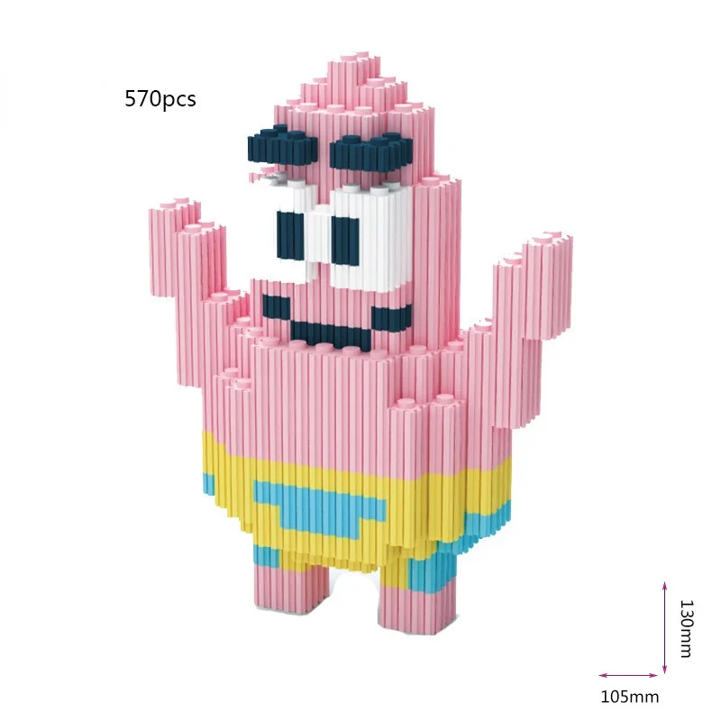 3D пиксельный пазл игрушки мелкие детали для сборки строительные блоки