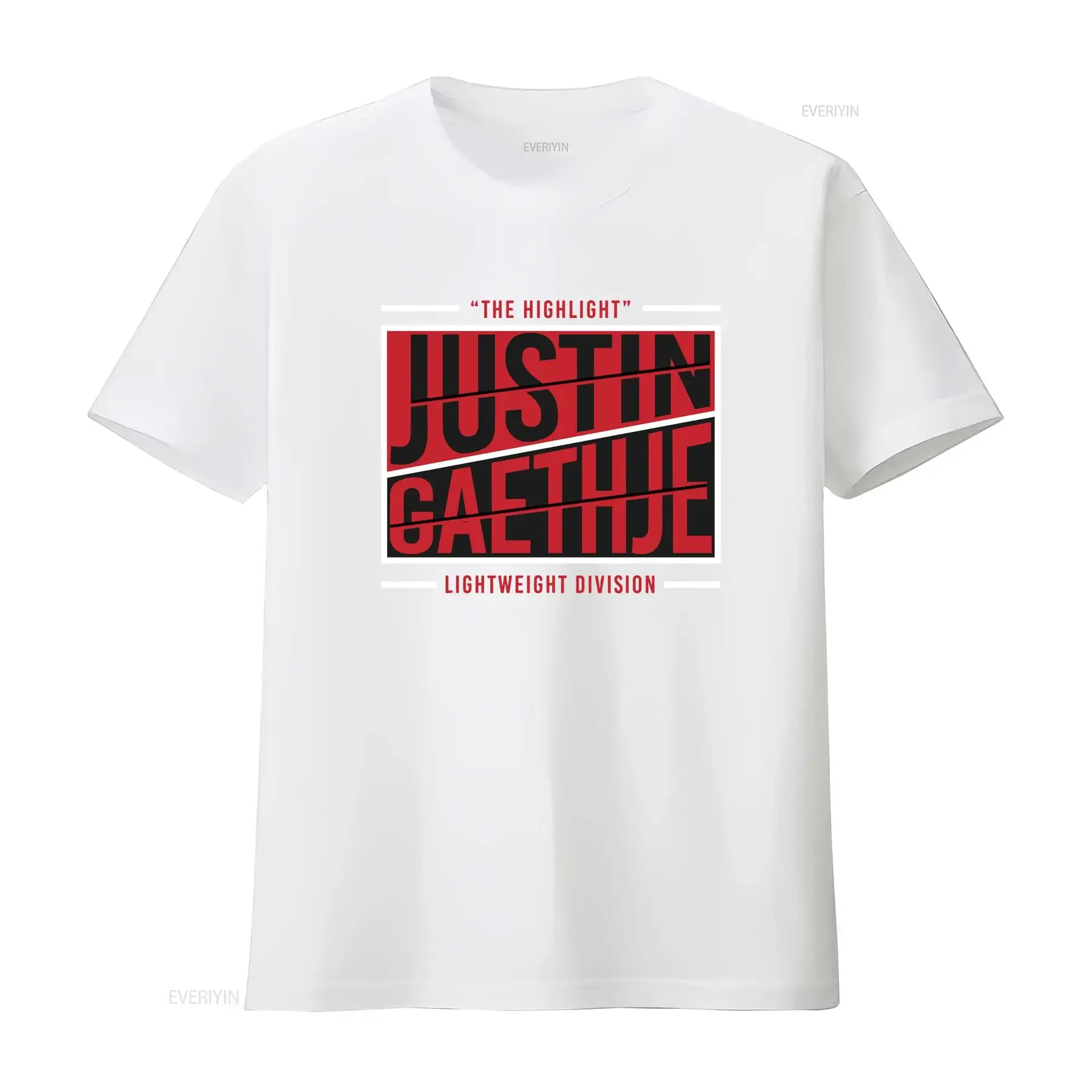 Фото Футболка Justin Gaethje The Highlight Fighter Wear, винтажная, с эффектом потертости, удобная, универсальная, повседневная, для ежедневной носки №4