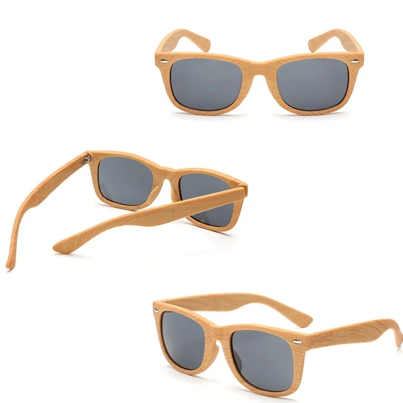 Солнцезащитные очки с бамбуковой древесиной для мужчин и женщин поляризационные