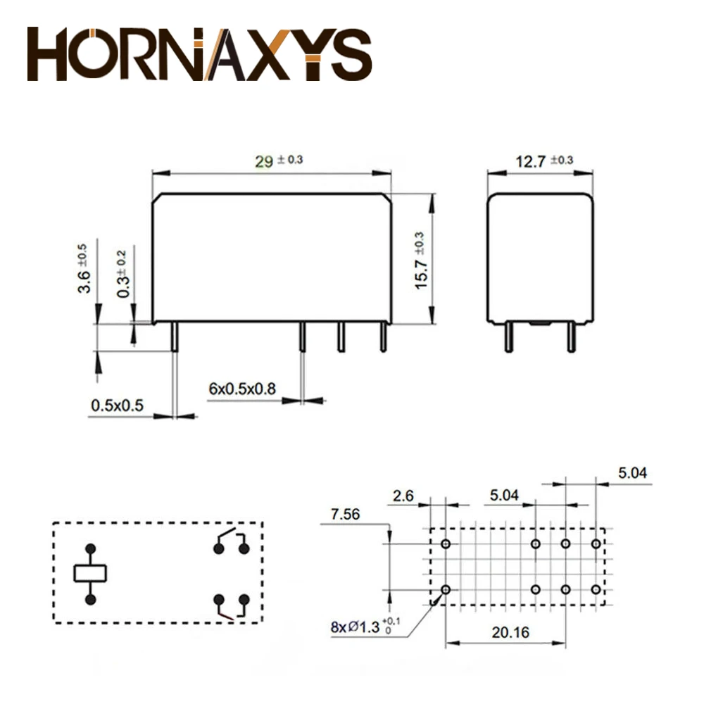 5 шт. реле HF115F 005-2ZS4 012-2ZS4 JQX-115F 024-2ZS4 HF115F-012-2ZS4-12VDC DC5V 12V 24V 8A 250V 8Pin | Строительство и