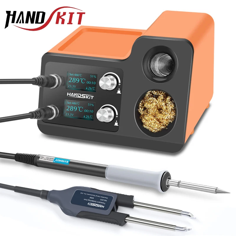 T12 Soldering Station Tweezers Handle STM 32 Chip Auto Sleep Dual Used Save Power Micro Electronic SMD Repair Welding Tools