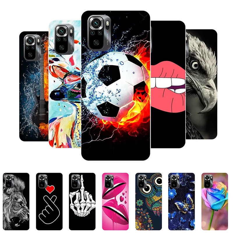 

for Xiaomi Poco M5S Case Football Soft Silicone Back Cases for Xiaomi Poco M5S 6.43" Phone Cover for PocoM5S M 5S etui Funda