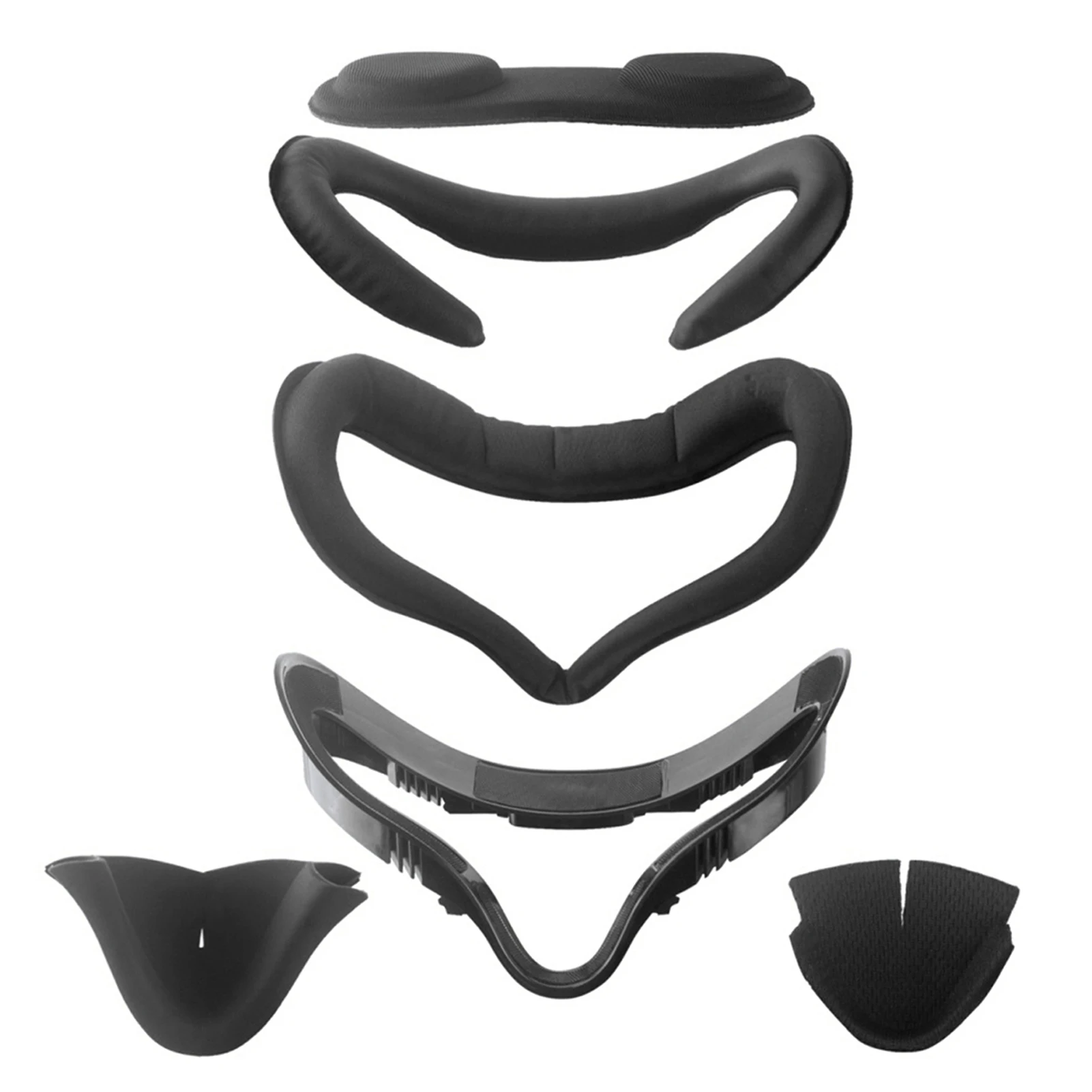 

For Oculus Quest 2 Replacement TPU Widened Face Pad Cushion Face Cover Bracket Protective Mat Eye Pad For Quest 2 VR Accessories