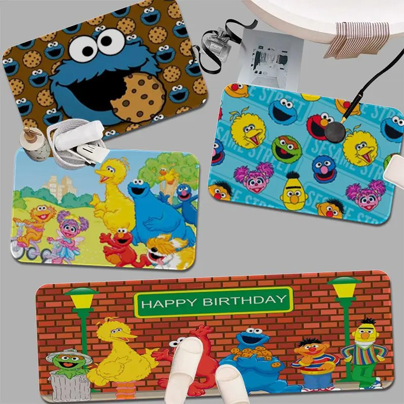 

Sesame Street Cookie Elmo Hallway Carpet Rectangle Anti-slip Home Soft Badmat Front Door Indoor Outdoor Mat Bedside Mats