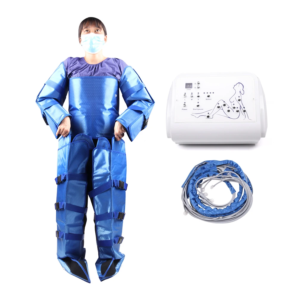 

Air Pressure Body Suit Lymph Infrared Heat Slimming Presoterapia Cellulite Reducing Pressotherapy Lymphatic Drainage Machine