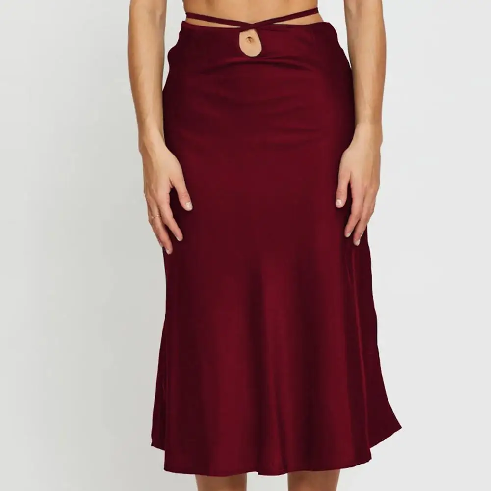

Multi Color Beautiful Fashion Skirt With Zipper Navel Exposed Fashion Skirt A-Line for Daily Wear