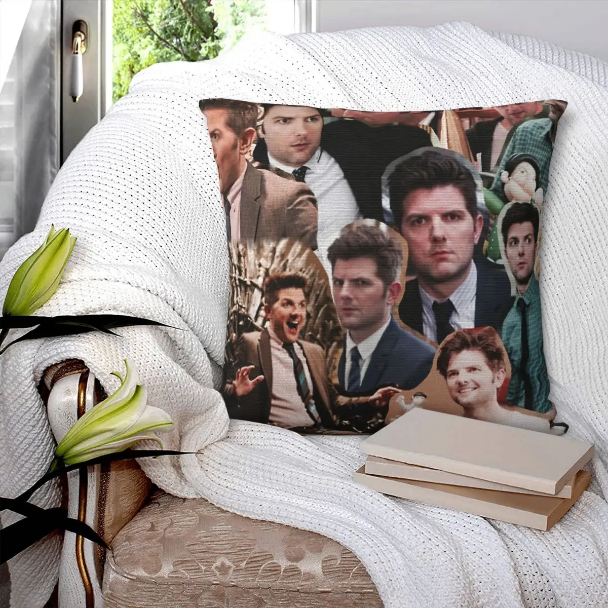 

Ben Wyatt - Adam Scott - Parks And Recreation Pillowcase Printed Cushion Cover Sofa Waist Pillow Pillow Cover