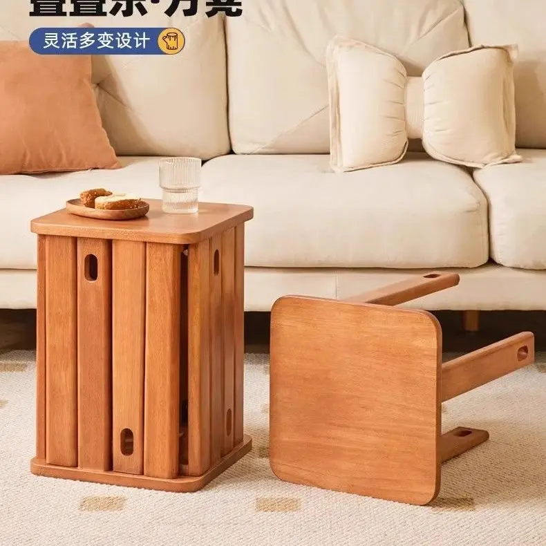 Массив дерева можно штабелировать маленькая скамейка для дома гостиной столовой