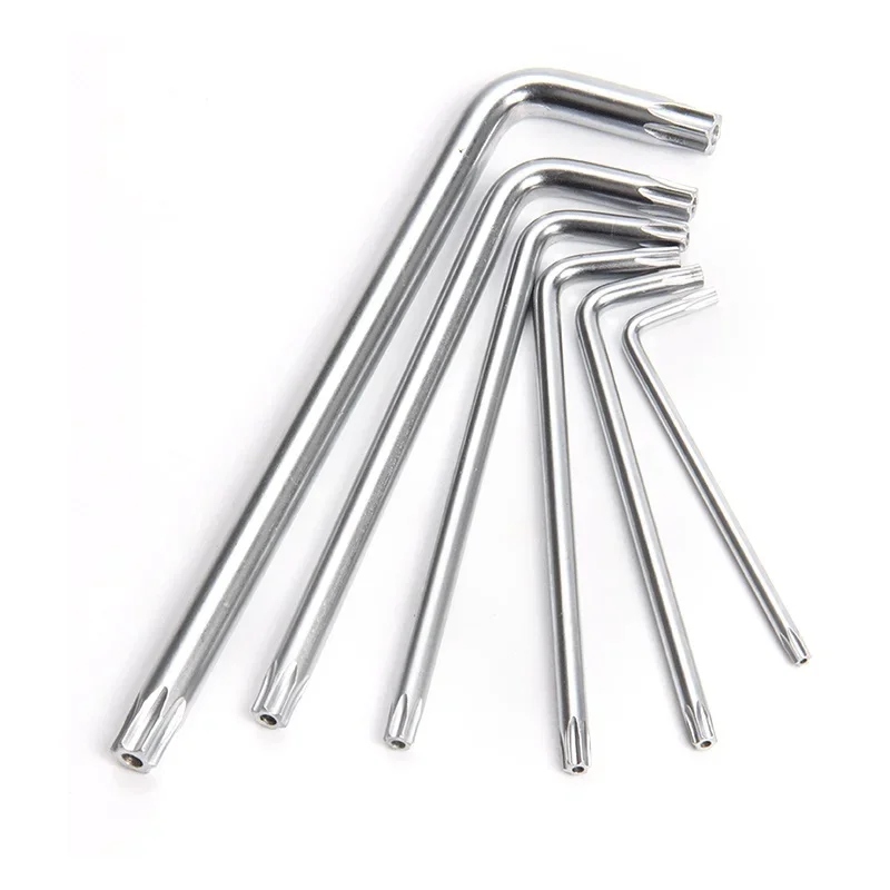 Фото Шестигранный ключ T10 T15 T20 T25 T30 T40, двухсторонний, Torx, отвертка, гаечный ключ, инструменты для ремонта автомобиля №3