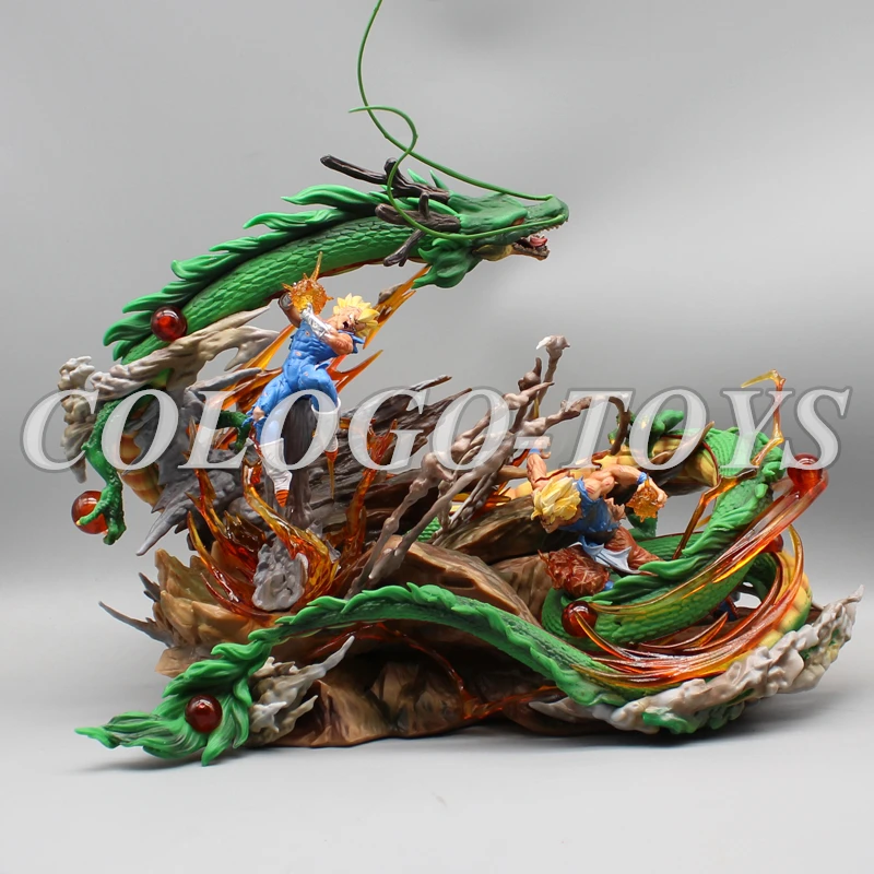 

32CM Anime Dragon Ball Z Son Goku VS Vegeta Tsume Battle GK Figurine PVC Action Figures Collection Model Doll Toys Birthday Gift