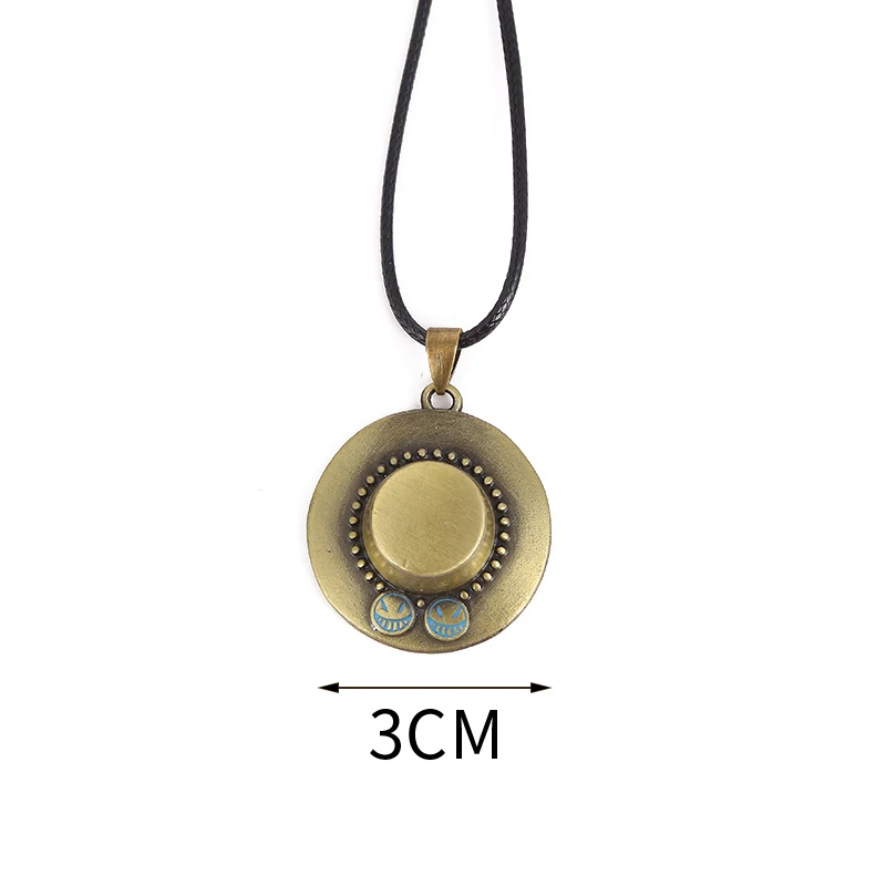 Цельные ожерелья в стиле аниме винтажные антикварные бронзовые с покрытием