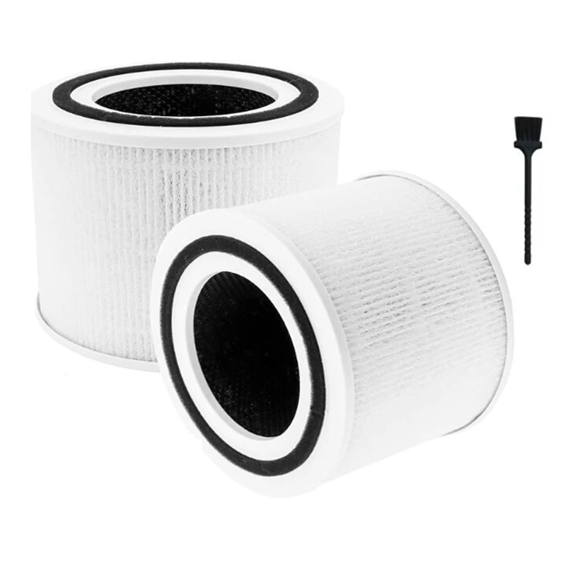 

Сменный фильтр для LEVOIT Core P350/P350-RF Pet воздухоочиститель, 3-в-1 H13 HEPA фильтр и фильтр с активированным углем