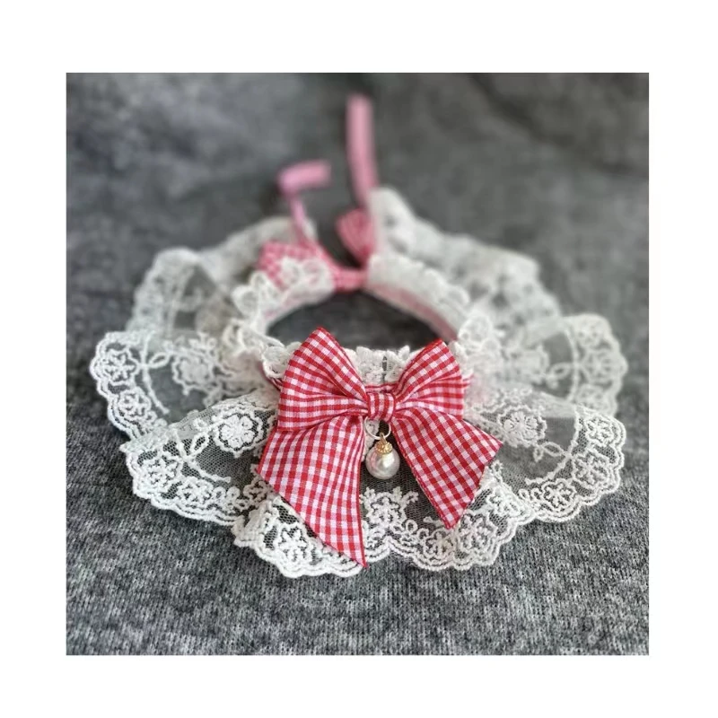 Женский Слюнявчик с галстуком-бабочкой и жемчужинами