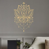 decal delicate solid color anti fading om sign meditation art vinyl wall sticker for yoga wall decor decal