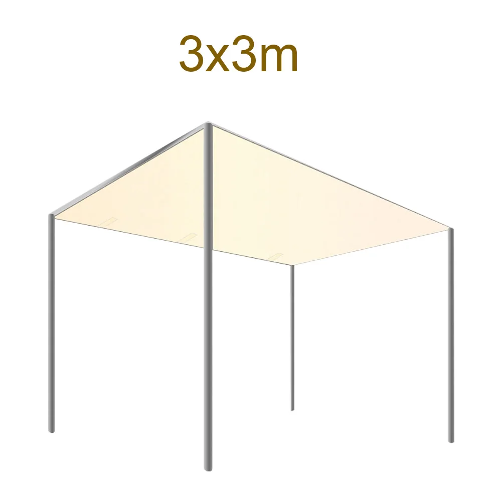 

Pergola Sun Shade Sail Lawn Wear Resistant UV Block Shading Easy Install Garden Sunscreen Canopy Waterproof Awning Outdoor Patio