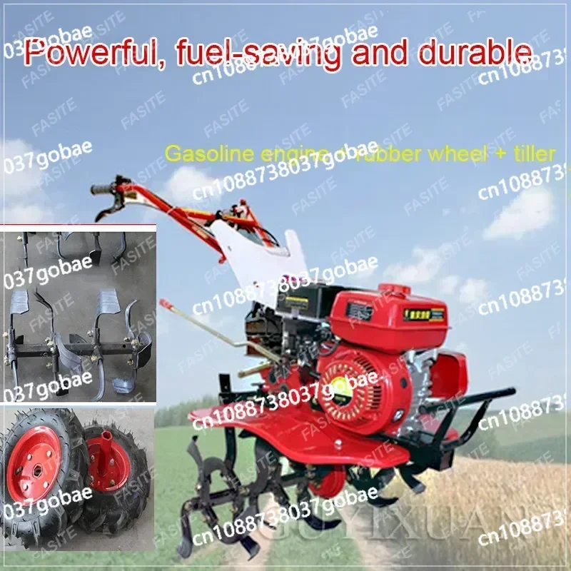 Роторная фреза 7 5 лошадиных сил бензин дизель микро-пробовка небольшой трактор