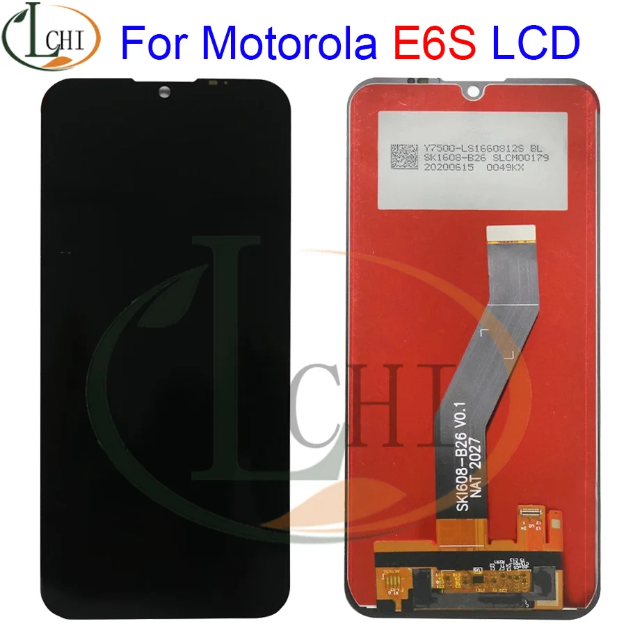 

100% протестированный Оригинальный ЖК-дисплей 6,5 дюйма для Motorola E6s 2020, ЖК-дисплей, сенсорный экран, дигитайзер в сборе для Moto E6S E6i, XT2053-1 LCD