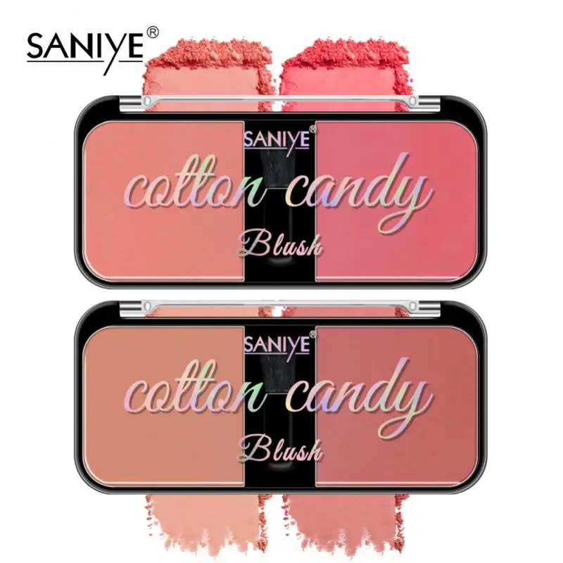 

Two Color Matte Blush Palette Face Cheek Blush Rouge Girl Blush Natural Cheek Tint Blush Makeup Cosmetics Lasting Maquillaje