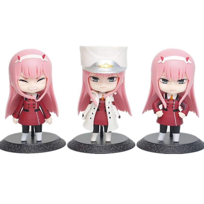 

Q Ver. 10CM DARLING In The FRANXX Figure Toy Zero Two Figurine 02 PVC Action Figures PVC Model Toys Anime Dolls Gifts