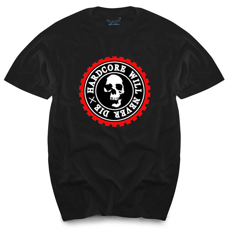 

Free Shipping Hardcore will never die | Hardstyle men t-shirt men's top tees cotton tshirt men new brand top tees