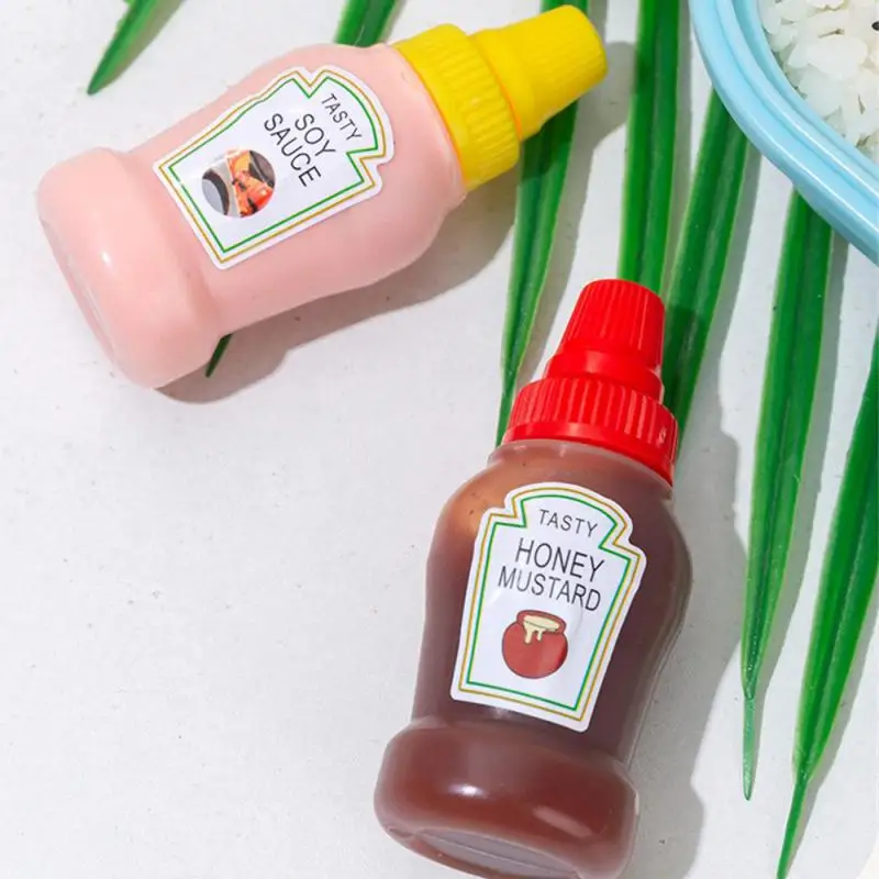 1-3 шт. мини-бутылки для приправ 25 мл диспенсеры меда/качупа/соевого соуса/садана