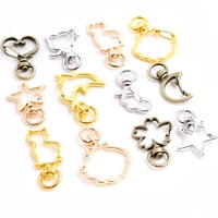 5pcslot snap hook trigger clips buckles for keychain lobster lobster clasp hooks for necklace key ring clasp diy making