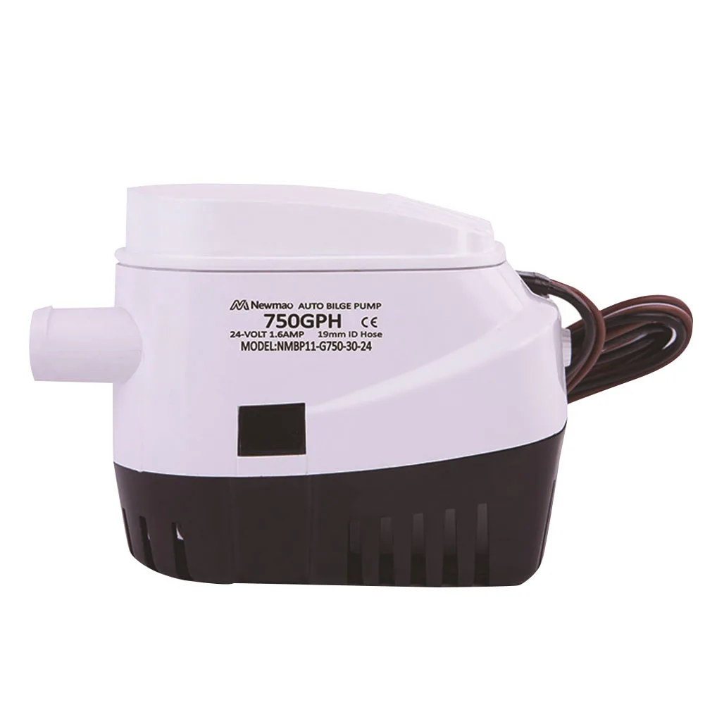 

750GPH With Float Switch 19mm Hose Pools Seal Bilge Pump Submersible Plastic Water Durable Automatic Marine Boat Electric