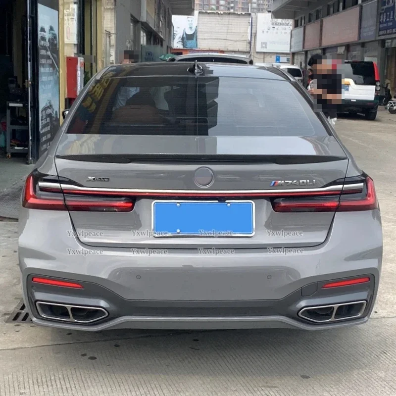 Задний спойлер багажника из углеродного волокна в стиле P Стайлинг автомобиля