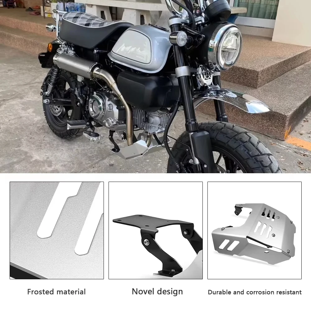 Фото Новинка! Защитная пластина/крышка двигателя и шасси для мотоцикла Honda MONKEY 125 2021-2023 (нижняя защита) №3