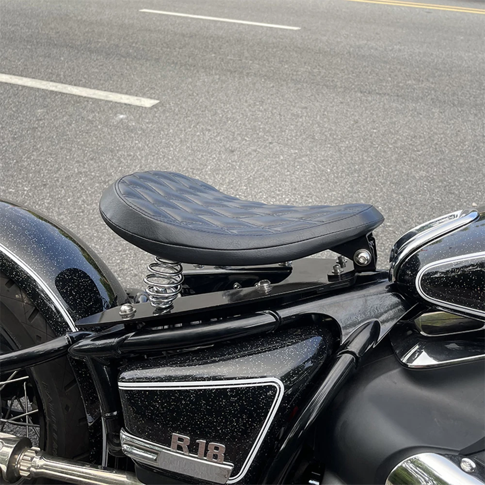 Фото Комплект сидений Street Swing Styling Rock Bob Style Driver Seat Rider Solo Spring Saddle для BMW R18/R18 100 Years R18 Classic 2020-2025 №5