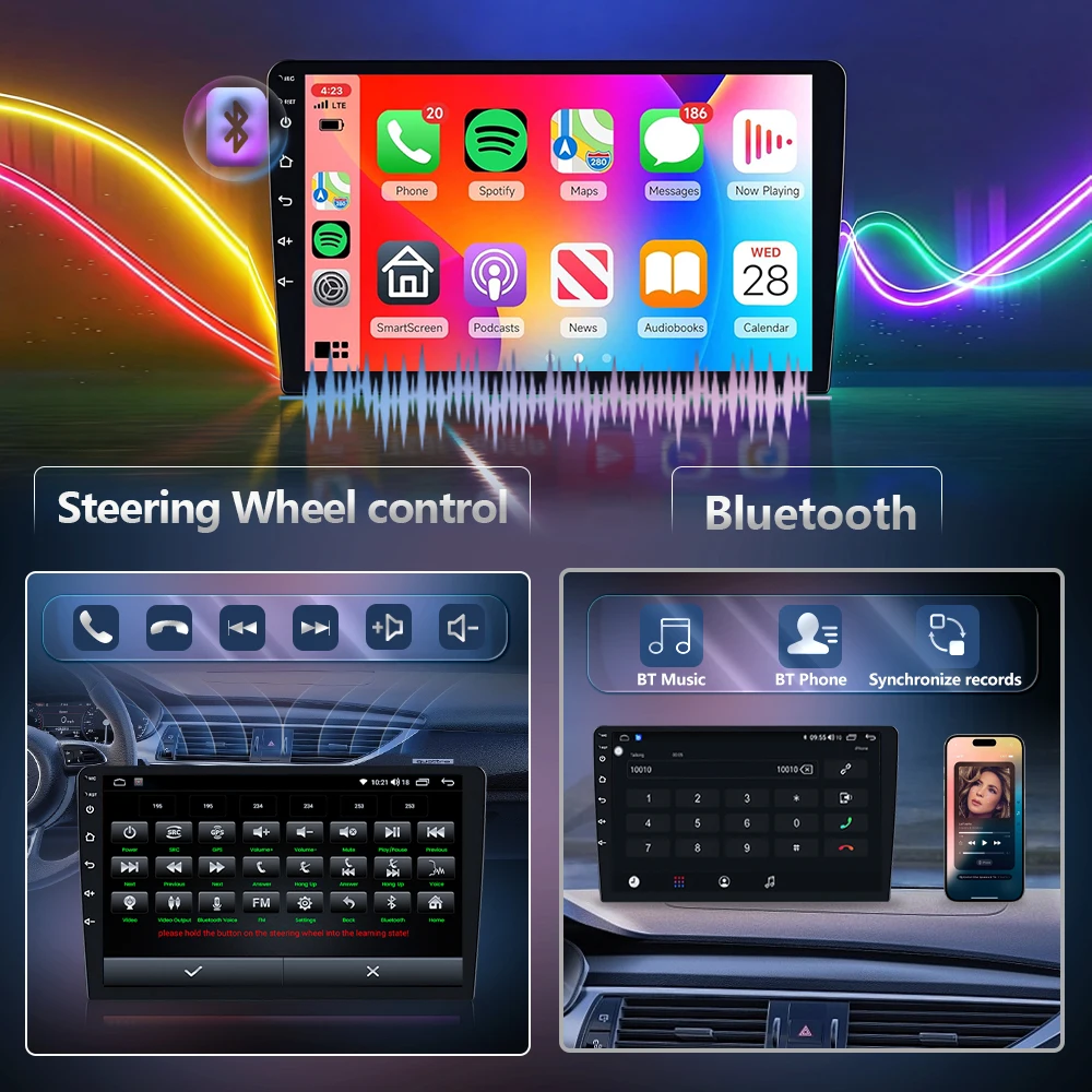 Автомагнитола Android 16 Qualcomm с Carplay и Auto, 2K экран, мультимедиа для Kia Borrego Mohave 2008-2012, GPS, беспроводное видео, головное устройство (art.: 3920da9630de2) - 3920da9630de2