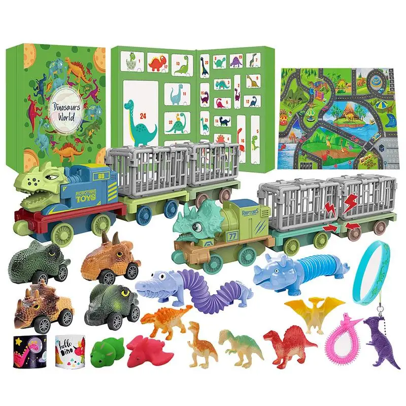 

Dinosaur Theme Christmas Countdown Calendar Advent Dinosaur Toys Calendar Gift Dinosaur Surprise Gifts Box For Kids Children Age