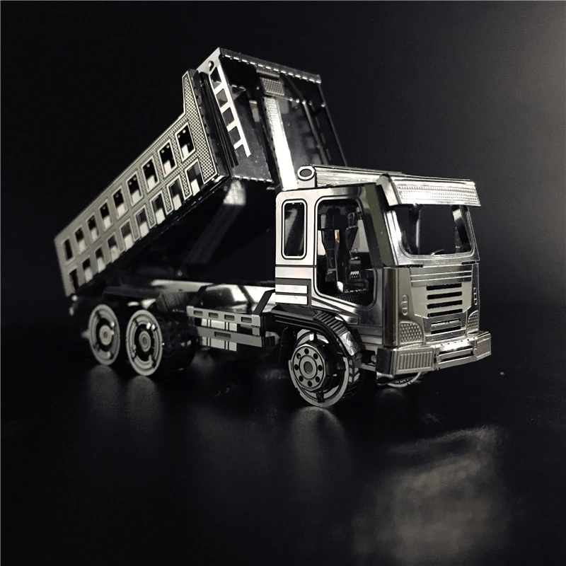 

MMZ MODEL NANYUAN 3D Metal puzzle Self-Dump Truck Engineering vehicle Assembly Model DIY 3D Laser Cut Model puzzle toy for adult